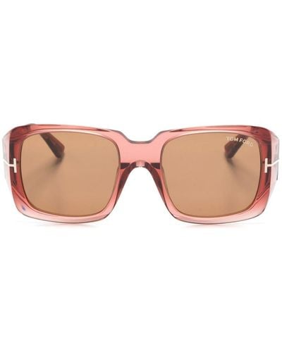 Tom Ford Ryder 02 Square-frame Sunglasses - Pink