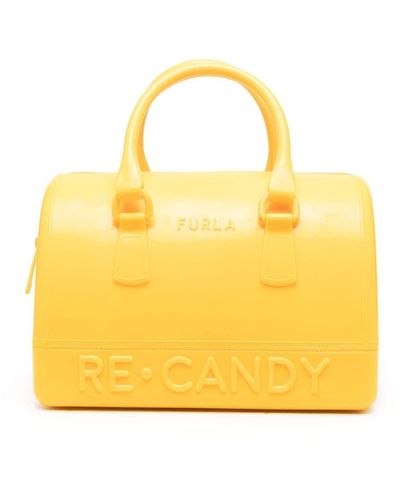 Furla Medium Candy Tote Bag - Yellow