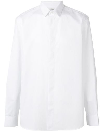 Saint Laurent Chemise Classique Blanc - White