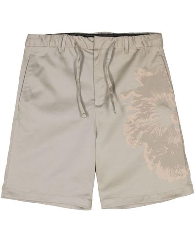 Calvin Klein Pantalones cortos con motivo floral - Gris