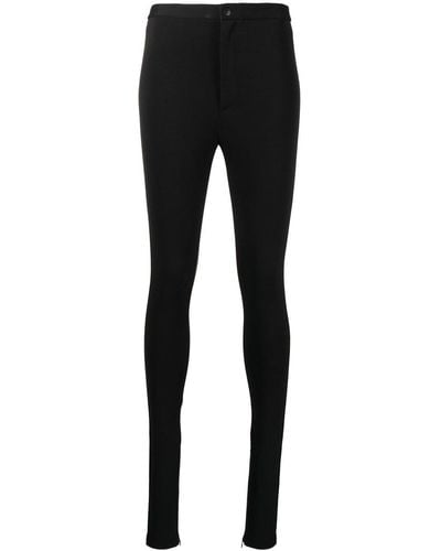 Wardrobe NYC High-waist Skinny Trousers - Black