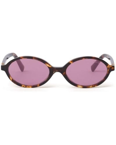 Miu Miu Regard Tortoiseshell-effect Sunglasses - Pink