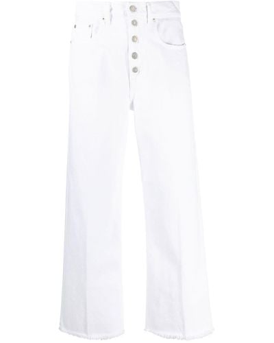 Polo Ralph Lauren Vaqueros anchos capri - Blanco