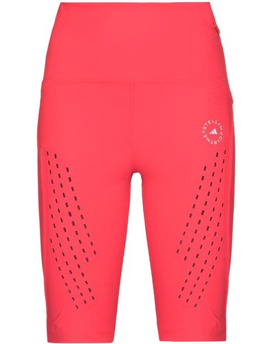 adidas By Stella McCartney Short de cyclisme TruePurpose à taille haute - Rose
