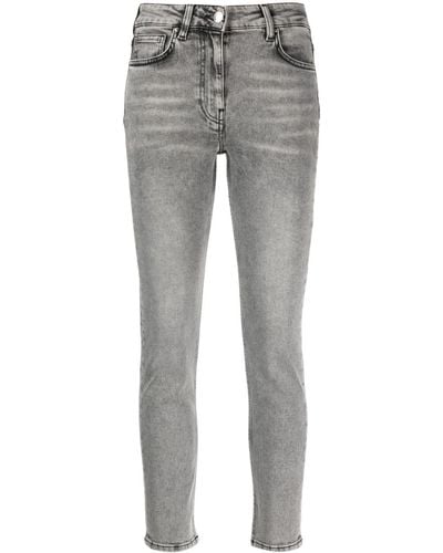 IRO Skinny-Jeans mit Stone-Wash-Effekt - Grau