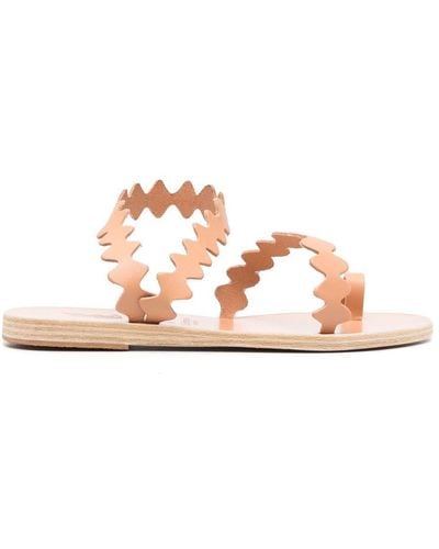 Ancient Greek Sandals Scallop-hem Sandals - Pink