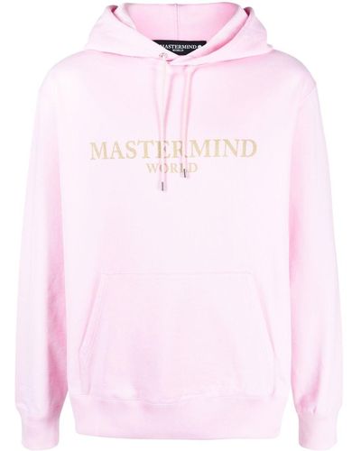 MASTERMIND WORLD Logo-print Pullover Hoodie - Pink