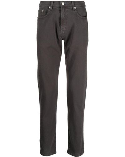 PS by Paul Smith Mid-rise Straight-leg Jeans - Gray