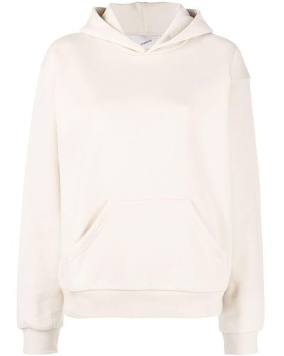 Coperni Logo-print Slouchy Hoodie - White