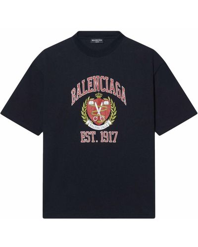 Balenciaga T-shirt con stampa - Nero