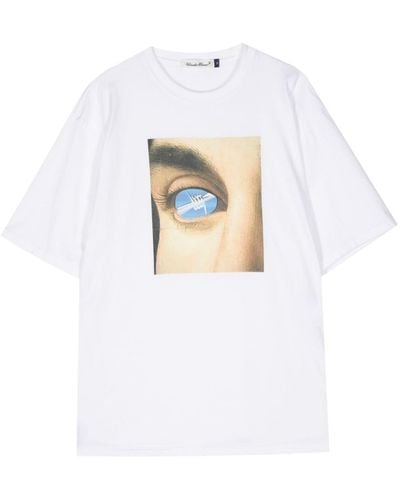 Undercover Graphic-print Cotton T-shirt - Wit
