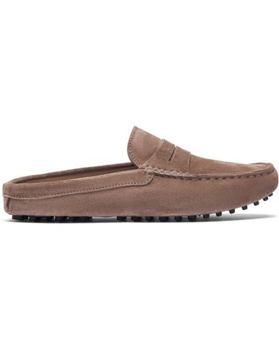 SCAROSSO Mules Gommino Bubble - Marron