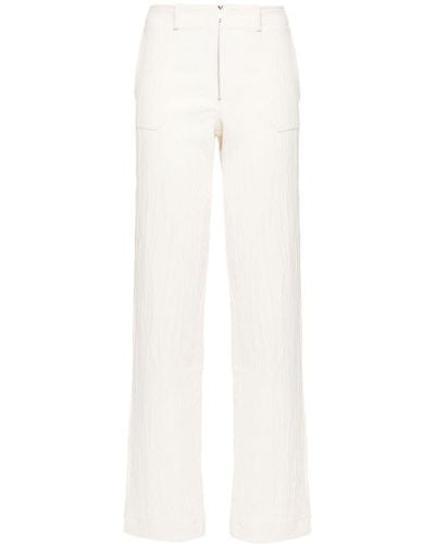 Musier Paris Mama Low-rise Trousers - White
