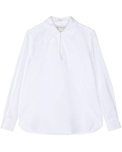 Officine Generale Long-sleeve Cotton Blouse - White