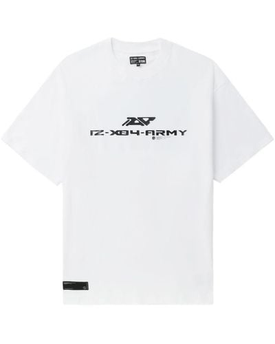 Izzue T-shirt con stampa grafica - Bianco