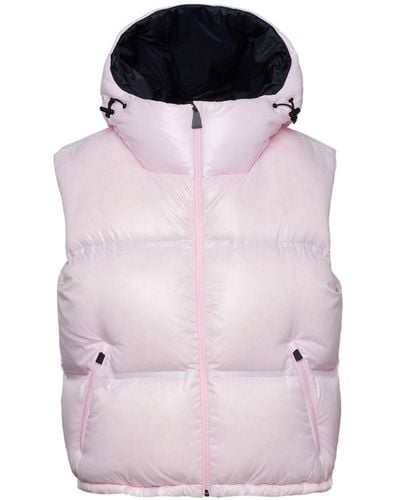 Aztech Mountain Snowbird Padded Hooded Vest - Pink