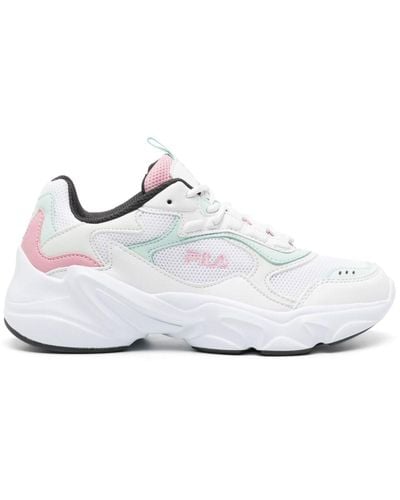 Fila Collene panelled chunky sneakers - Weiß