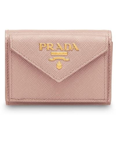 Prada Kleines Portemonnaie - Pink