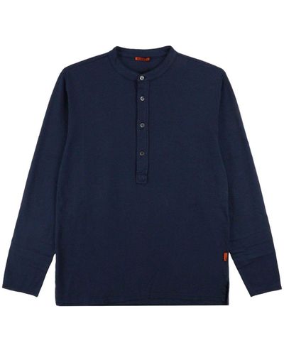 Barena Long-sleeve cotton T-shirt - Blu