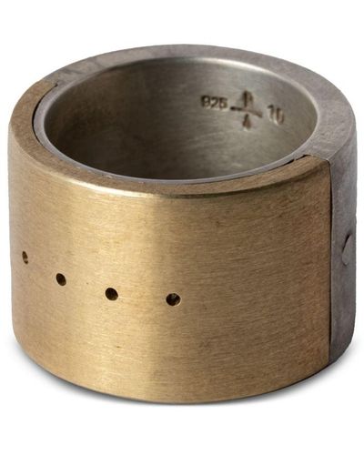 Parts Of 4 Sistema Perforated-detail Ring - Metallic
