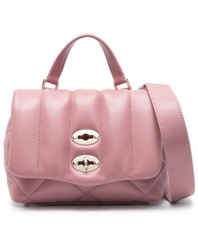 Zanellato Mini Leather Tote Bag - Pink