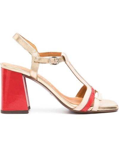 Chie Mihara Piyata 70mm Leather Sandals - Pink