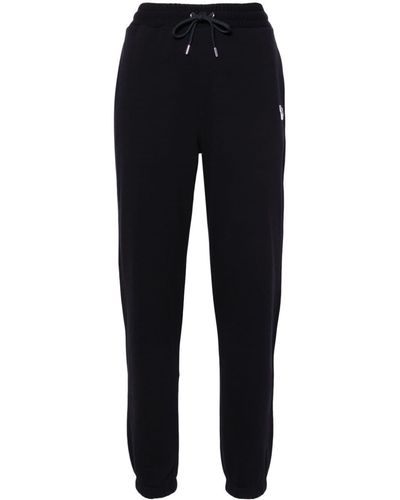 PS by Paul Smith Zebra-patch Cotton Track Trousers - Blue