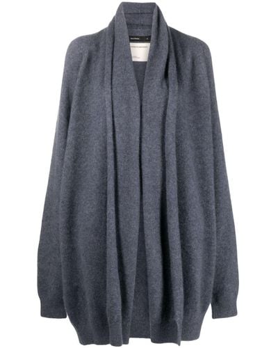 Frenckenberger Open-front Cashmere Cardigan - Blue