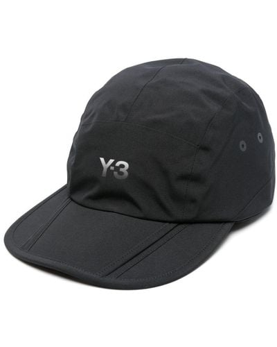 Y-3 Baseballkappe mit Logo-Patch - Schwarz