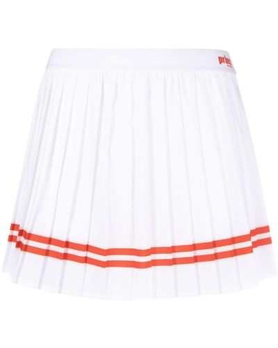 Sporty & Rich X Prince Pleated Tennis Skirt - White