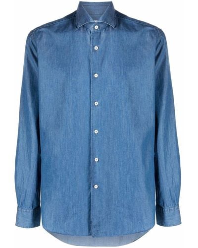 Xacus Denim Style Shirt - Blue