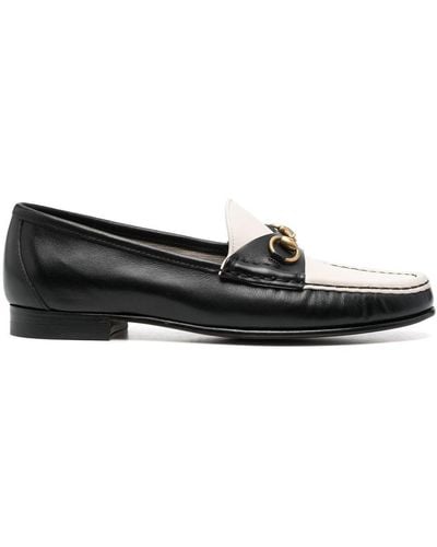 Gucci Horsebit-detail Loafers - Black