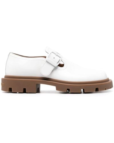 Maison Margiela Ivy Leather Loafers - White