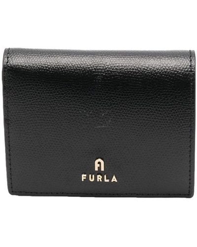 Furla Camelia Leather Wallet - Black