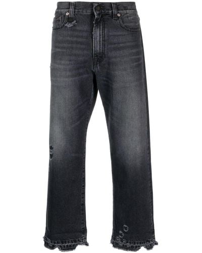 R13 Gerafelde Jeans - Blauw