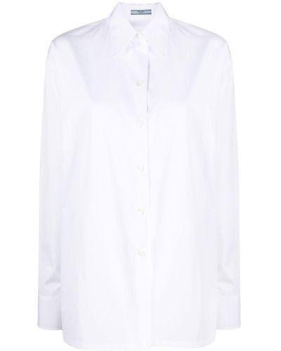Prada Klassisches Hemd - Weiß