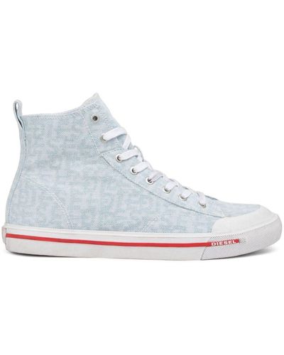 DIESEL S-athos Mid Hi-top Sneakers - White