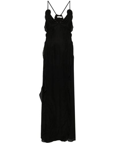 Jonathan Simkhai Emily Ruffled Maxi Dress - Black