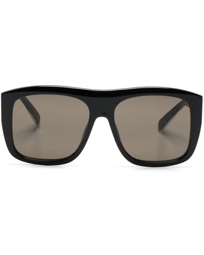 Stella McCartney SC40076I Sonnenbrille mit eckigem Gestell - Schwarz