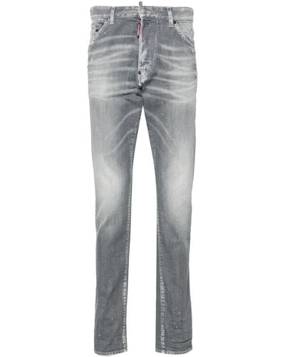 DSquared² Cool Guy Skinny-Jeans - Grau
