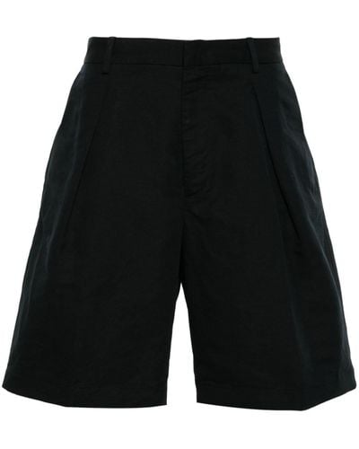 Low Brand Miami Darted Bermuda Shorts - Black