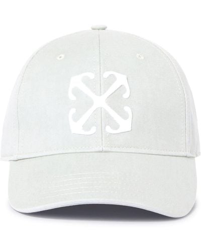 Off-White c/o Virgil Abloh Casquette à logo Arrow Drill - Blanc