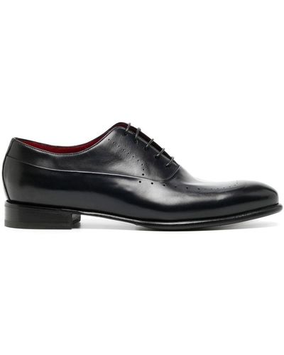 Barrett Perforated Detailing Derby Shoes - Black