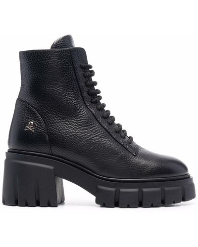 Philipp Plein Iconic Plein Boots - Black