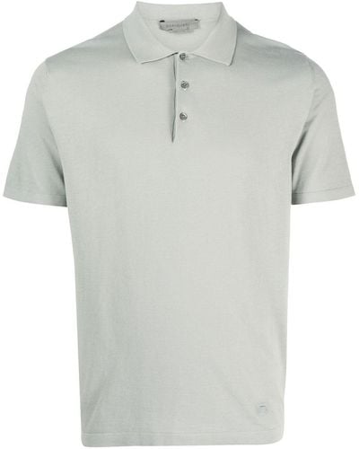 Corneliani Short-sleeve Cotton Polo Shirt - Gray