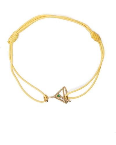Aliita 9kt Yellow Gold Martini Esmeralda Emerald Bracelet - Metallic