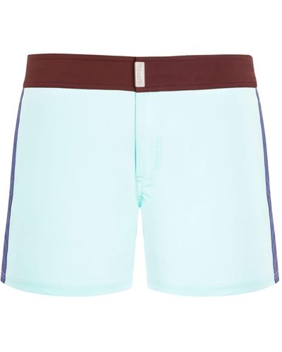 Vilebrequin Merle Colour-block Swim Shorts - Purple