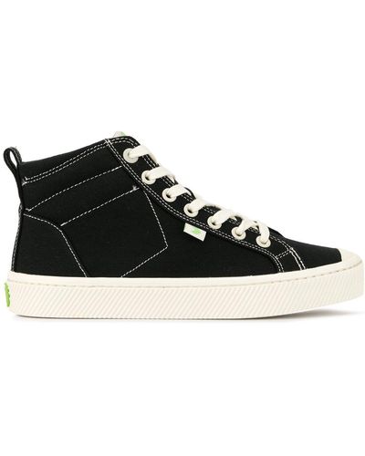 CARIUMA Oca High-top Canvas Contrast Thread Sneakers - Black