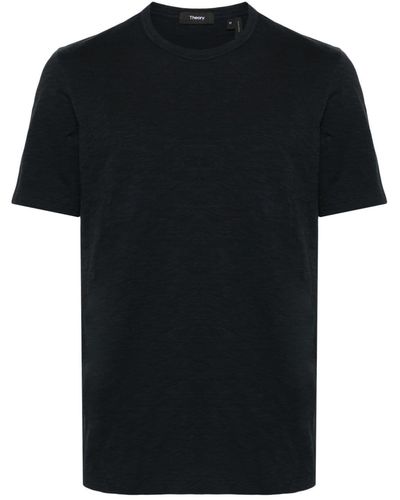 Theory Mélange Cotton T-shirt - Black