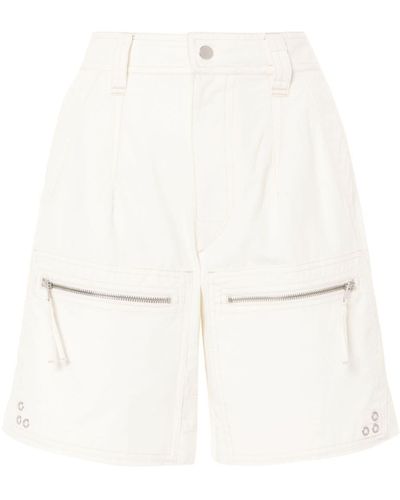 Isabel Marant Kynan Cotton Shorts - White